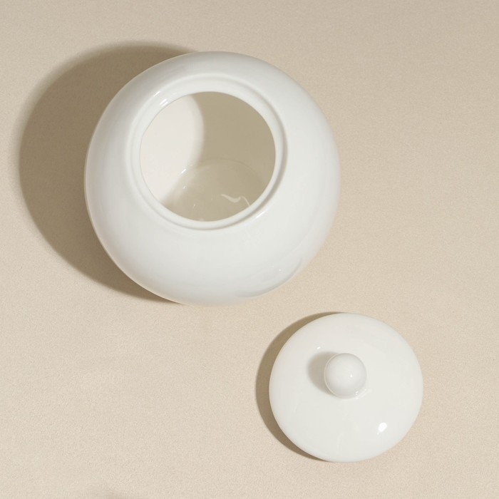 Сахарница фарфоровая Barista, 450 мл, белая