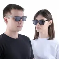 Очки солнцезащитные &laquo;OneSun. Wayfarer&raquo;, uv 400, линза 4.5&times;6 см, чёрный