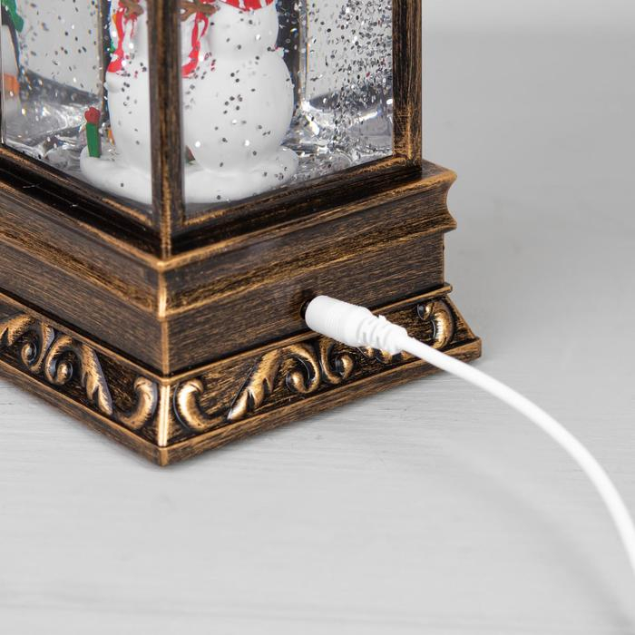 Светодиодная фигура «Снеговик и пингвин» 9 × 23 × 9 см, пластик, батарейки ААх3 (не в комплекте), USB, свечение тёплое белое Светодиодная фигура «Снеговик и пингвин» 9 × 23 × 9 см, пластик, батарейки ААх3 (не в комплекте), USB, свечение тёплое белое