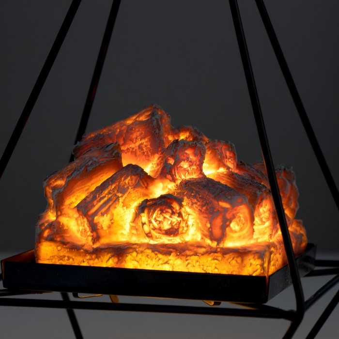 Ночник 49283/1 LED батарейки 3хАА черный 13х13х30 см