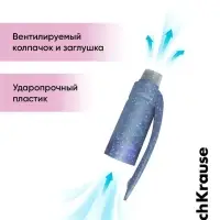 Ручка гелевая сo стираемыми чернилами ErichKrause ErgoLine Milky, узел 0.5, синяя, МИКС