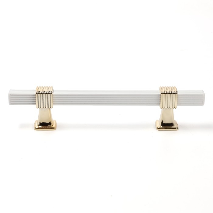 Ручка-скоба CAPPIO PK117, м/о 96 мм, цвет белый/золото Ручка-скоба CAPPIO PK117, м/о 96 мм, цвет белый/золото