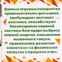 Шарики для кошек, 4 см (подходят для игровых комплексов), фасовка 60 шт., микс цветов
