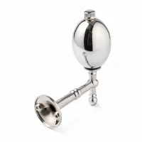Крючок - держатель для штор CAPPIO KS050, алюминий, цвет хром, 2 шт.