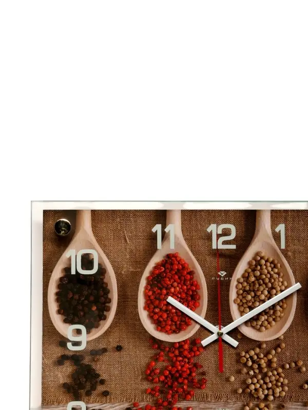 Часы настенные: Кухня, &laquo;Специи&raquo;, бесшумные, 25&times;35 см