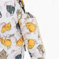 Рюкзак школьный CATS, с пеналом, 29&times;12&times;41 см, бежевый
