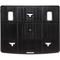 Диспенсер для полотенец лист V-слож черный R-1318B