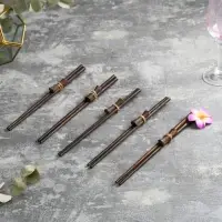 Палочки китайские «Сиреневый цветок», 5 пар, 23×8×2 см, кокос Палочки китайские «Сиреневый цветок», 5 пар, 23×8×2 см, кокос