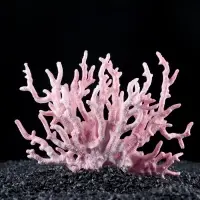 Коралл пластиковый малый 17&times;6&times;13 см, розовый