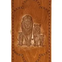 Нарды Семья льва 37*20 см Нарды Семья льва 37*20 см