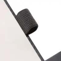 Ежедневник недатированный формат А5, с хлястиком, 128л, линия, пвх, Серый Ежедневник недатированный формат А5, с хлястиком, 128л, линия, пвх, Серый