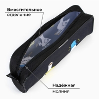 Пенал школьный текстильный «Чилим» Чайка, 20×8×4 см