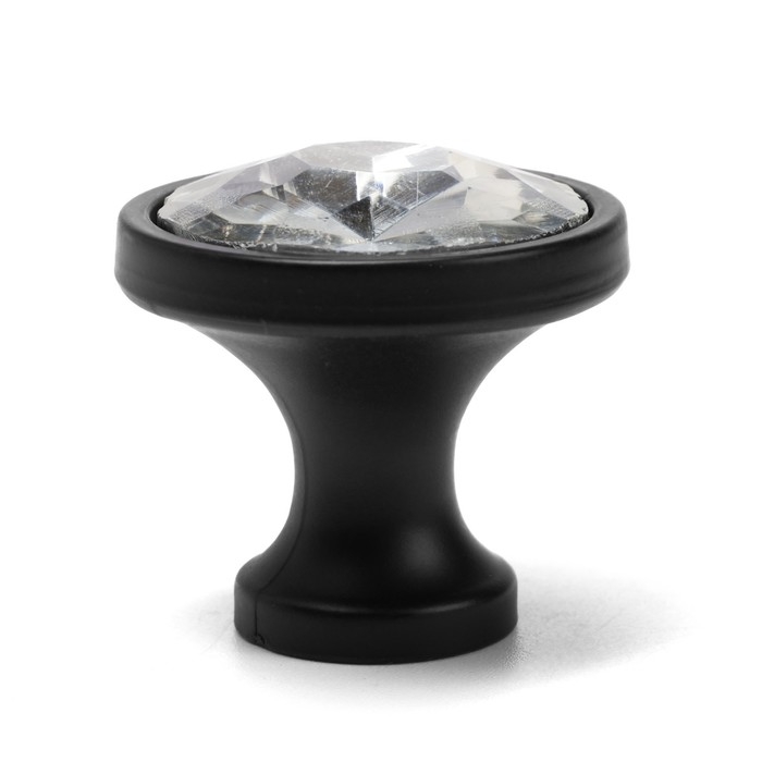 Ручка-кнопка CAPPIO PK112, d=30 мм, пластик, цвет черный, 8 шт. Ручка-кнопка CAPPIO PK112, d=30 мм, пластик, цвет черный, 8 шт.