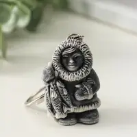 Брелок "Хант с вязанкой рыбы маленький" 4,1 см