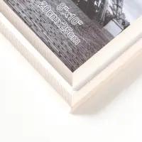 Фоторамка пластик 20х25 см "Остин" бело-бежевый 23,5х18,5х1,5 см