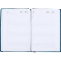 Ежедневник недатированный бирюзовый,А5,143х210мм,176л,ATTACHE Сиам