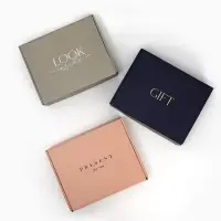 Коробки подарочные двухсторонние складные, набор 3 шт., 27&times;21&times;9 см