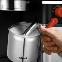 Кофеварка рожковая с капучинатором КТ-7554 - 1350 Вт Кофеварка рожковая с капучинатором КТ-7554 - 1350 Вт