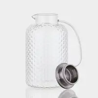 Кувшин "Богема.Соты", крышка-сито, 3 л, 21х15х27 см