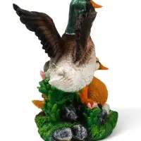 Садовая фигура из полистоуна &laquo;Утка с селезнем&raquo;, 24&times;17&times;35 см