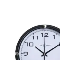 Часы настенные &laquo;Модерн&raquo;, плавный ход, d=24.5 см, чёрные