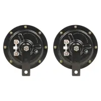 Сигнал звуковой дисковый 125мм 340/420Гц 118дБ 12В LOW/HIGH, кмпл. 2 шт.