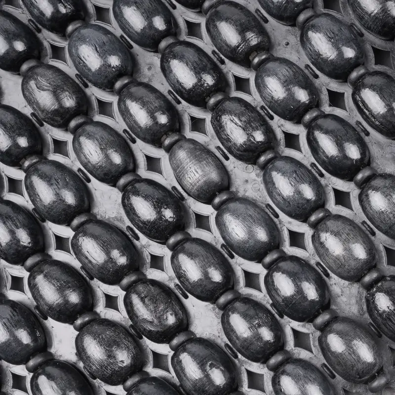 Накидка массажная AVS M2410BP-BL (большая с поддержкой) шарики (Черный), 1 шт.