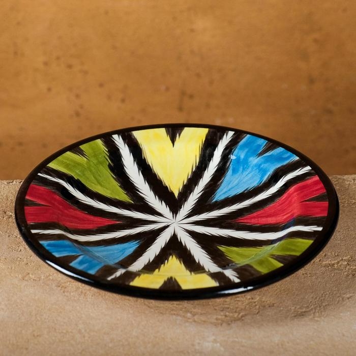 Тарелка Риштанская Керамика Тарелка Риштанская Керамика "Атлас", 18 см