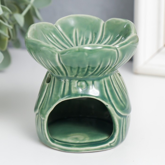 Аромалампа керамика Аромалампа керамика "Нежный цветок" МИКС 8х8х8 см