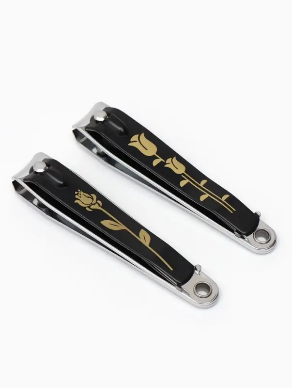 Кусачки - книпсер педикюрные, с пилкой, 8 см, МИКС