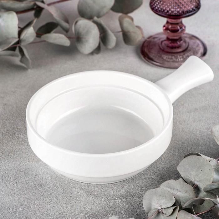 Форма для запекания фарфоровая Wilmax, 300 мл, d=14 см, цвет белый Форма для запекания фарфоровая Wilmax, 300 мл, d=14 см, цвет белый