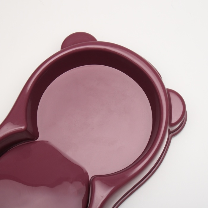 Автокормушка 1,5 л, 27 х 18 х 25 см, бордовая Автокормушка 1,5 л, 27 х 18 х 25 см, бордовая