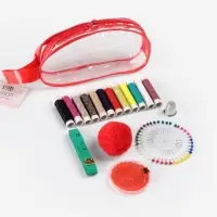 Швейный набор, 65 предметов, в сумочке ПВХ, МИКС