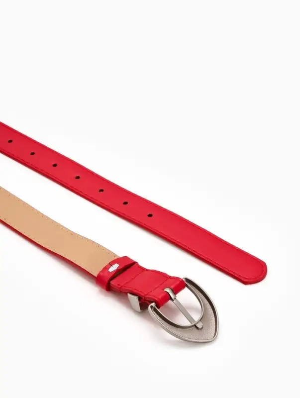 Ремень жен 05-01-02-01, Июнь2506, 3*0,3*110 см, без винта, пряж мат металл, 1 прокол, красн 109031 Ремень жен 05-01-02-01, Июнь2506, 3*0,3*110 см, без винта, пряж мат металл, 1 прокол, красн 109031