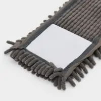 Насадка для плоской швабры &laquo;Доляна&raquo;, 42&times;12 см, микрофибра букли, 80 г, серая