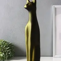 Копилка для денег &laquo;Кот Египетский&raquo;, 41 см, чёрный