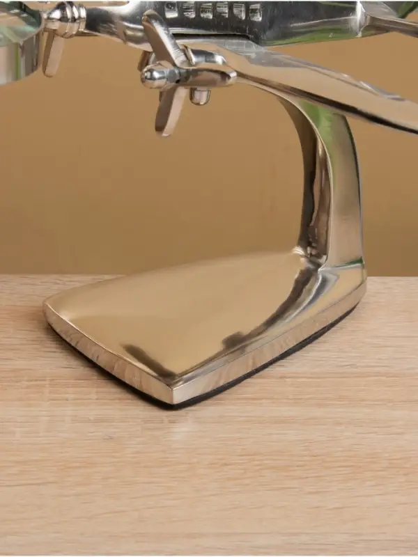 Лупа настольная &laquo;Самолёт&raquo;, 15&times;23&times;12.5 см, алюминий