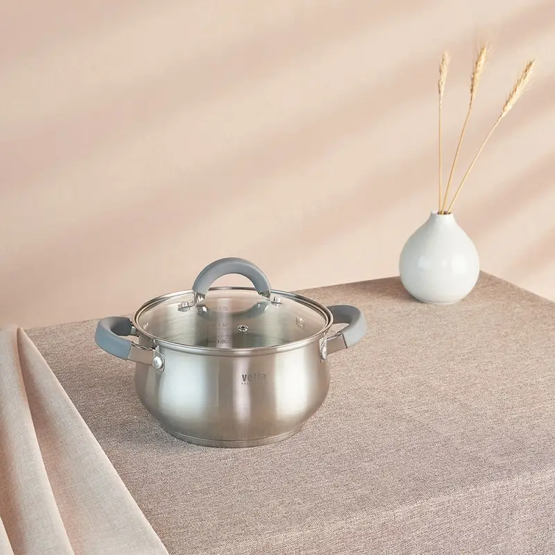 VETTA Вена Кастрюля 18х10,5см. 2,6л. со стекл. крышкой, индукция