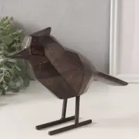 Фигурка полистоун &laquo;Чёрная птица. Грани&raquo;, 24&times;9&times;16.5 см