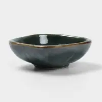 Соусник &laquo;Органика&raquo;, 7.5&times;7.5&times;3 см, керамика, зелёный