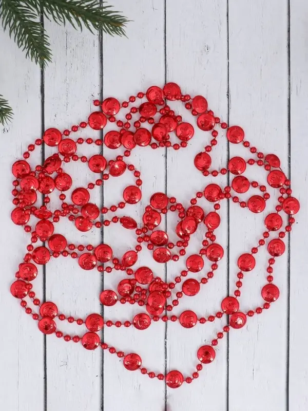 Бусы на ёлку &laquo;Смайл&raquo;, длина 2.7 м, МИКС