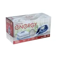 Утюг ENERGY EN-318, 2000 Вт, керамическая подошва, 250 мл, вертикальное отпаривание, сиреневый