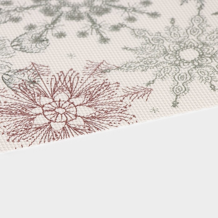 Дорожка новогодняя на стол Доляна «Новый год», сервировочная, 180×30 см Дорожка новогодняя на стол Доляна «Новый год», сервировочная, 180×30 см