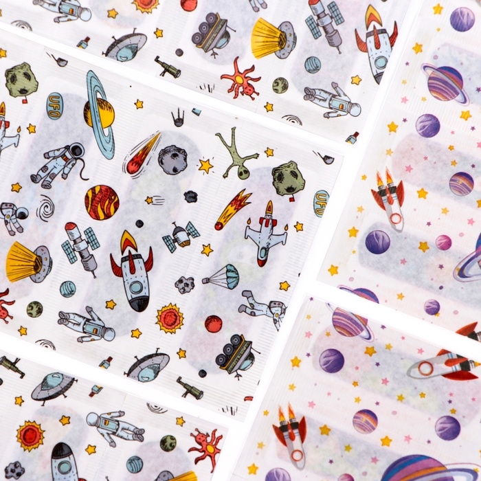 Лекопластырь Униплатс бактерицидный  Лекопластырь Униплатс бактерицидный "Космический", 20 шт