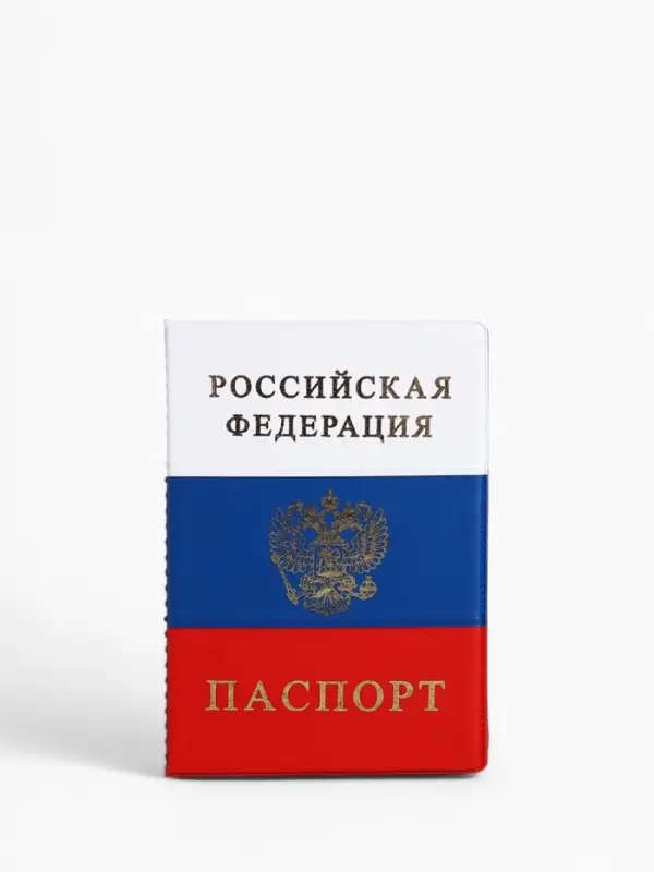 Обложка для паспорта, триколор