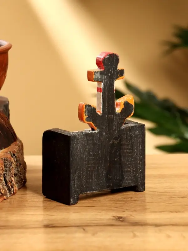 Календарь настольный &laquo;Якорь&raquo;, 7&times;4&times;10 см, дерево, чёрно-коричневый