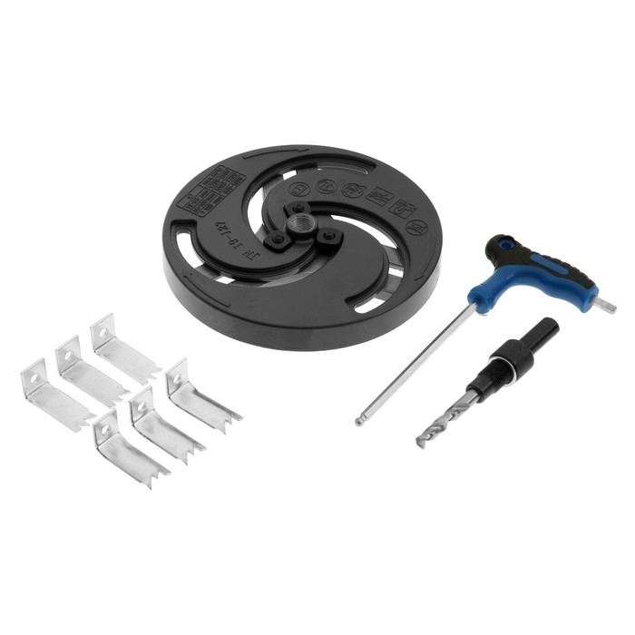 Сверло регулируемое по дереву, тонкому металлу, пластику ТУНДРА  Сверло регулируемое по дереву, тонкому металлу, пластику ТУНДРА "Балеринка", 19 - 127 мм