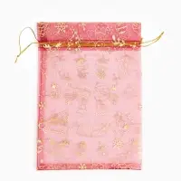 Мешочек подарочный органза &laquo;Новогоднее настроение&raquo;, 16&times;24 см