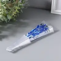 Веер складной пластик &laquo;Орнамент от сглаза&raquo;, блеск, 23 см