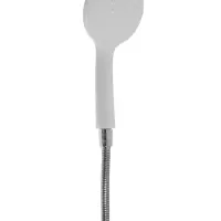 Смеситель для ванны ZEIN Z3415, картридж 35 мм, с душевым набором, цинк, белый/хром